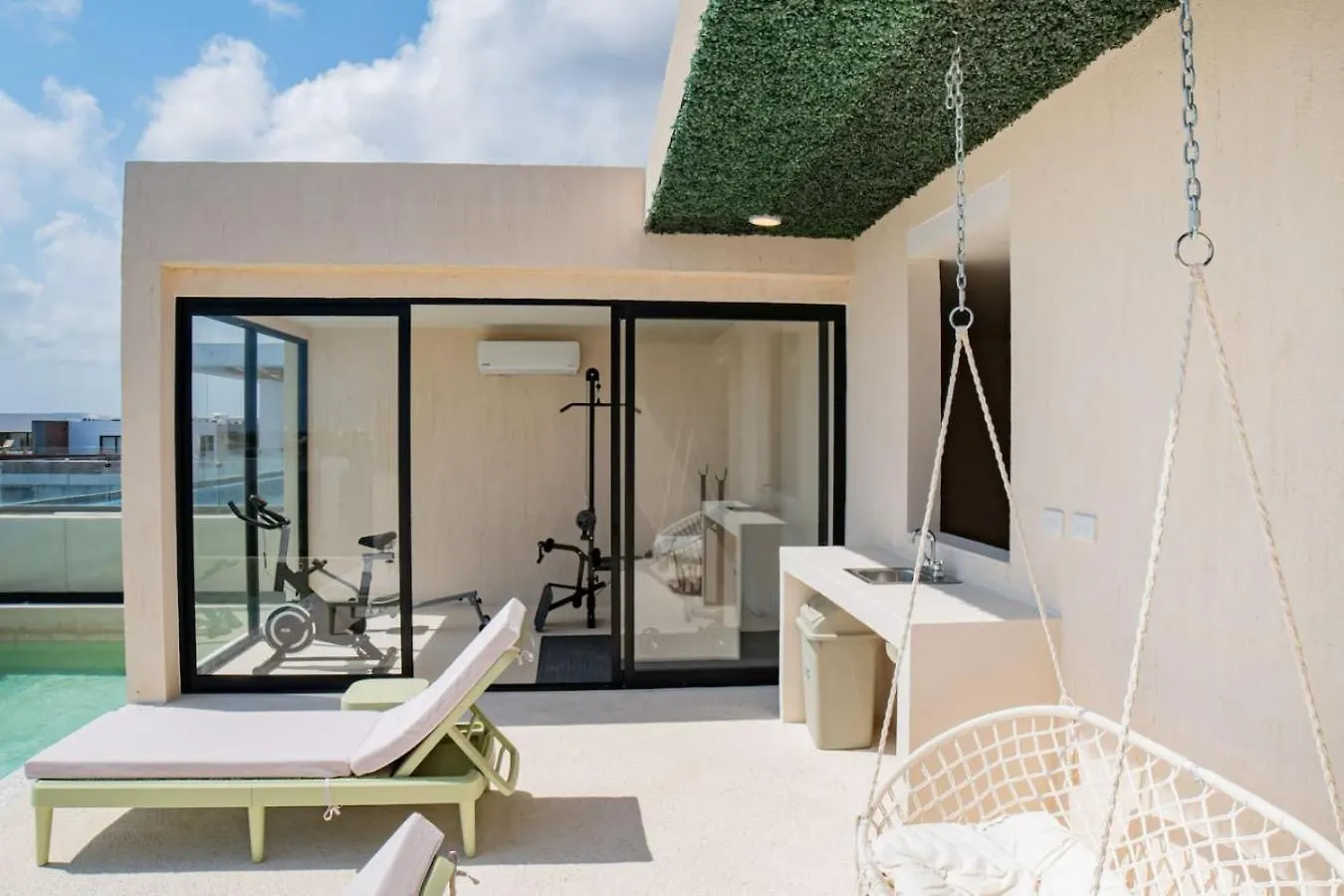 Crystal Stunning Penthouse With Private Pool Lägenhet Tulum